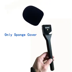 Customized Microphone Logo Covers  Windscreen Foam Windshield For Rode Wireless GO II Only Sponge