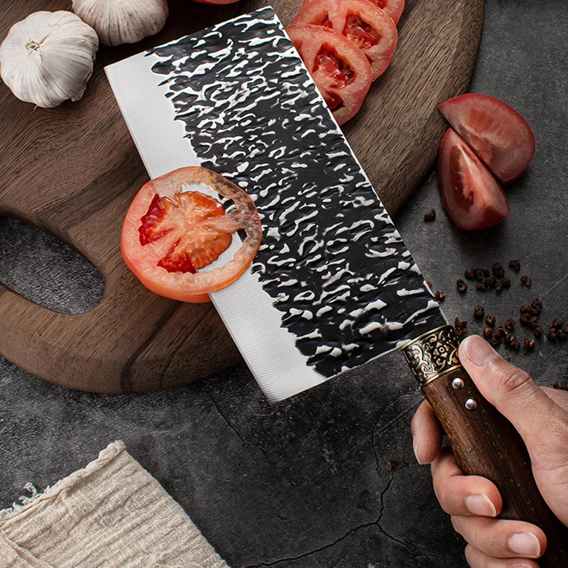 

Forged Kitchen Knife Chinese Cleaver Slicing Kitchen Knife Chef Knives Fish Meat Vegetables Cutlery Cooking Slicing Tools