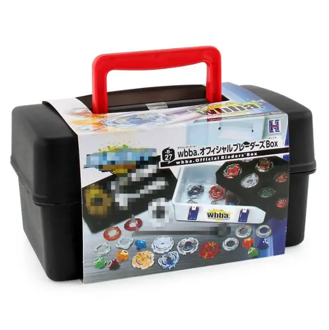 SPINNING TOP Metal Fusion Set Storage Box Launcher Toys For Children