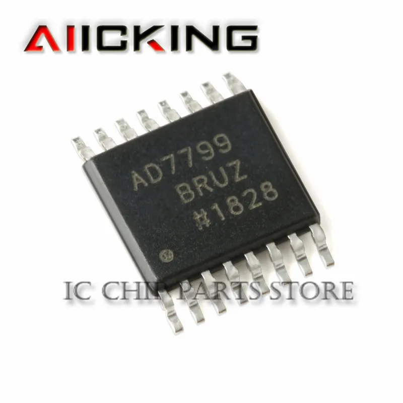AD7799BRUZ 3PCS/lots TSSOP16 Triple Channel Single ADC Delta-Sigma 470sps 24-bit Serial 16-Pin TSSOP Original IC Chip In stock