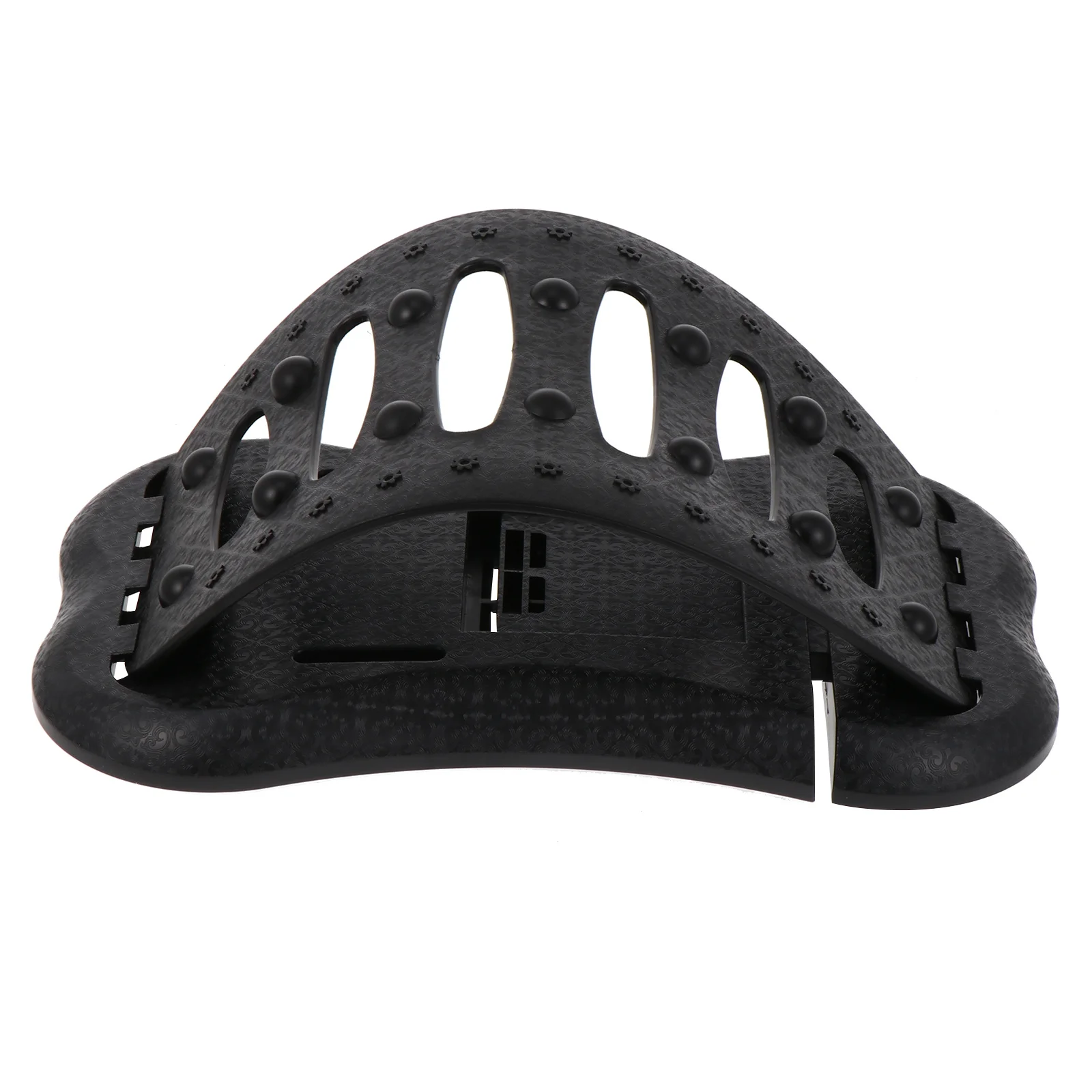 

Back Massager Waist Stretching Device Lumbar Reliever Spine Relax Equipment ABS