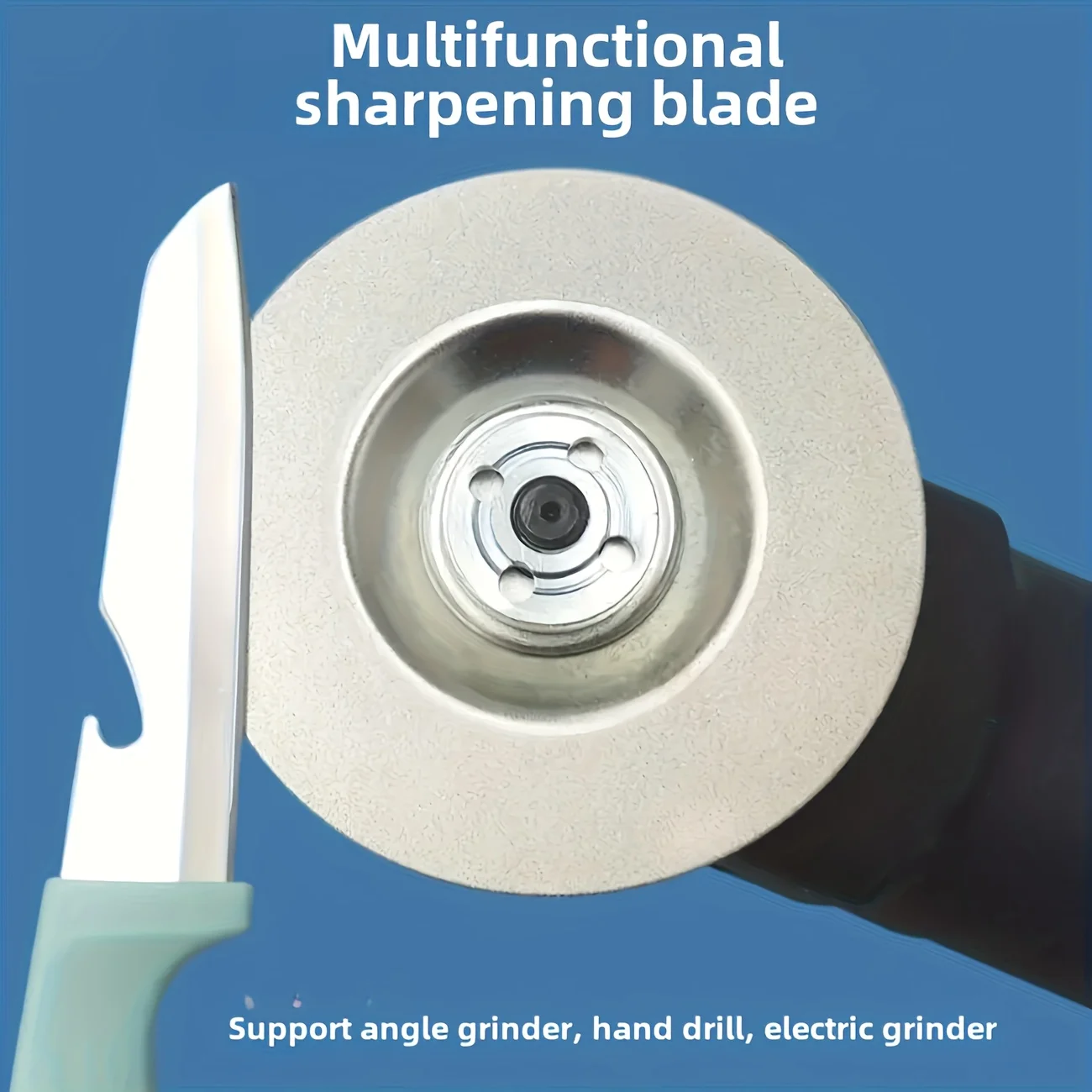 

800# 4pcs diamond sharpening wheel, knife sharpening tool for kitchen knives and scissors, multi-stage sharpening sys