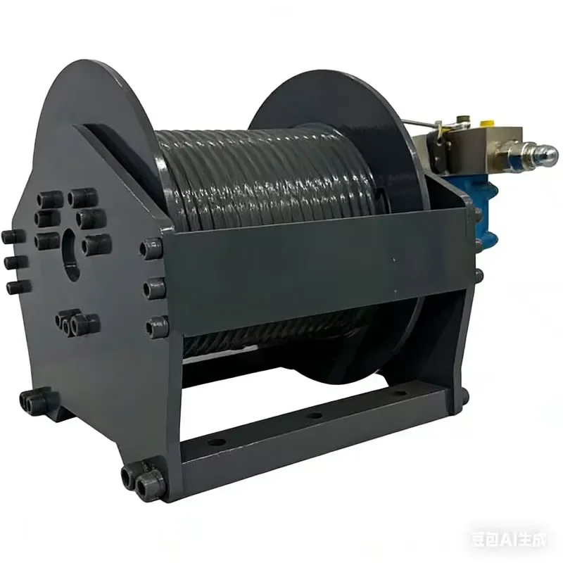 Integrated Oil Circuit Hydraulic Winch Jinjia 8 Ton No Oil Leak for Small Yacht Mooring Fixing Hydraulic Winch 1 Ton - 10 Ton