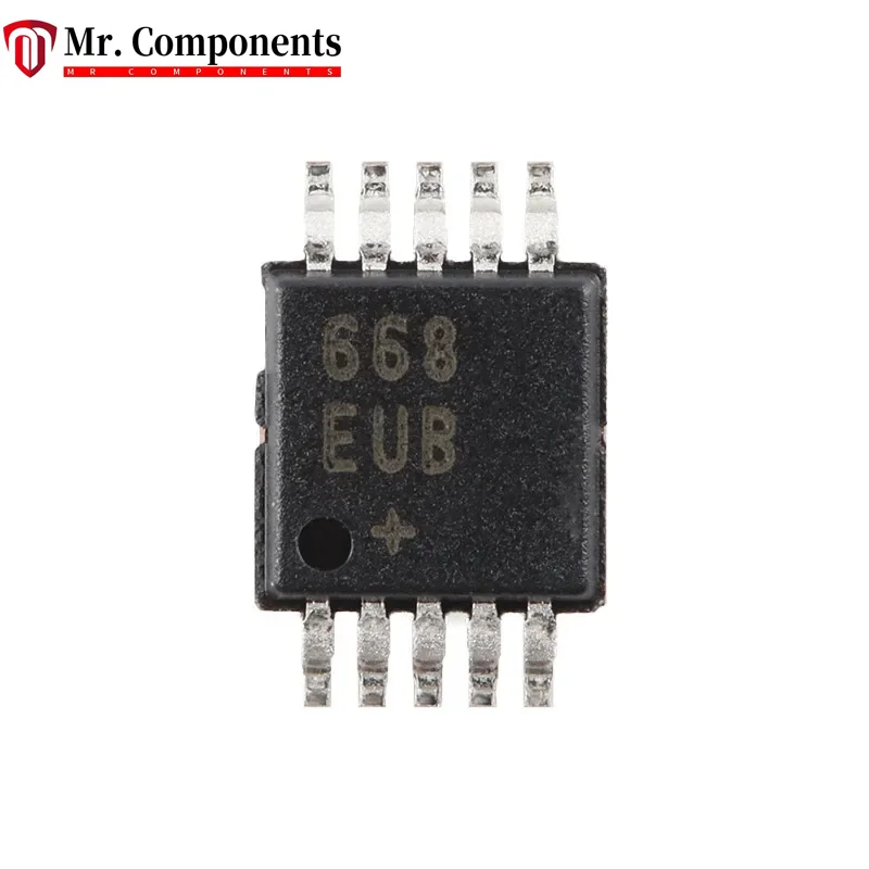 5PCS MAX668EUB+T MSOP-10 MAX668 MAX668EUB 668EUB 668 EUB 1.8V to 28V Input PWM Boost Controller Chip Integrated Circuit In stock