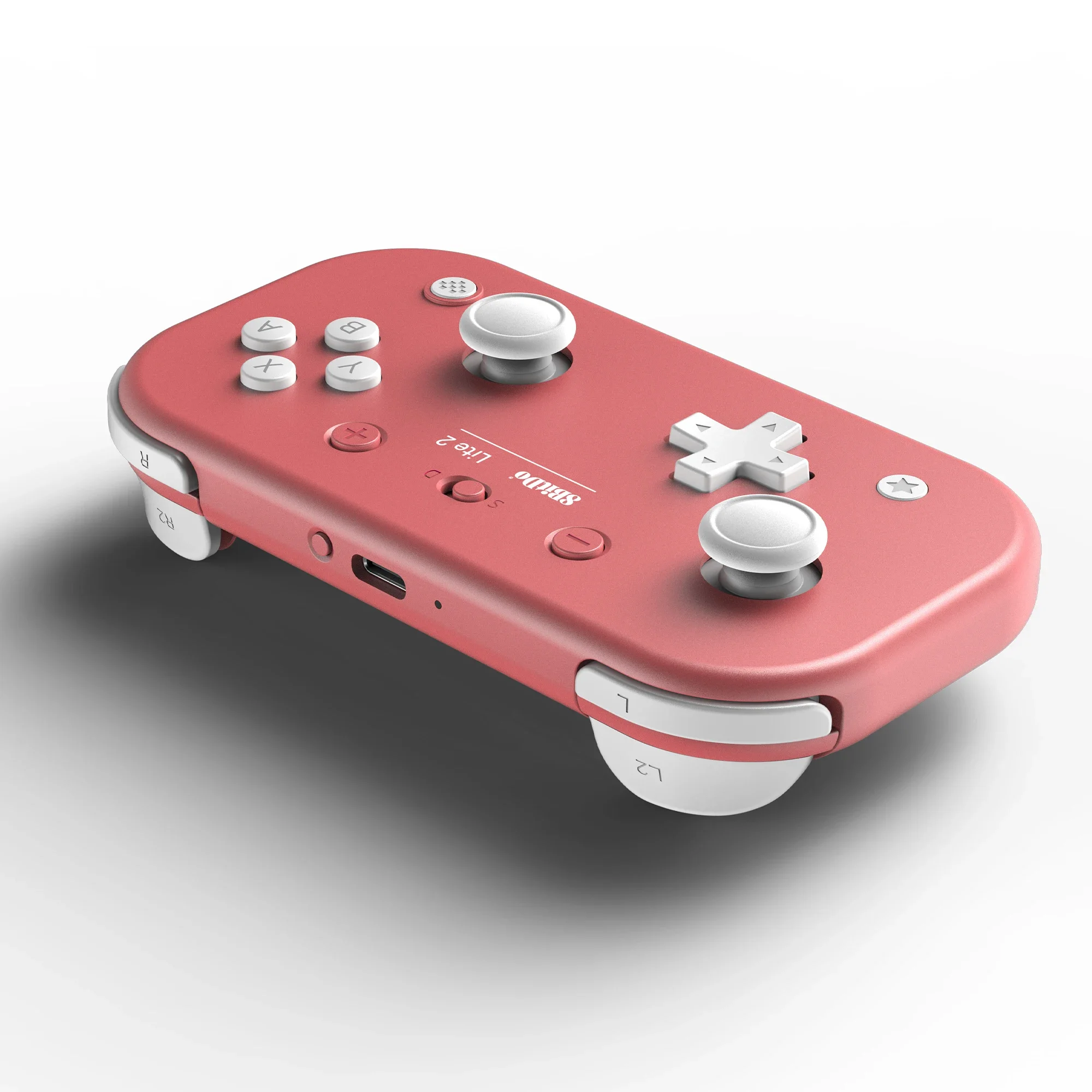 8BitDo Lite 2 pengontrol Game Bluetooth nirkabel, Gamepad getaran Joystick untuk Nintendo Switch Lite Android Raspberry Pi