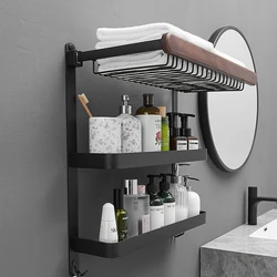 Bathroom Towel Rack Brief 50cm Lacquered Towel Racks Store Kitchen Cabinets Markdown Sale