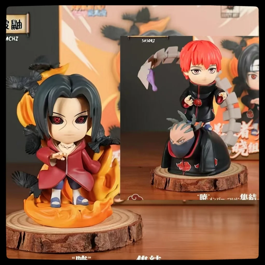 

Naruto Akatsuki First Edition Animation Characters Figures Itachi Uchiha Desktop Ornaments Actions and Dolls Birthday Gifts