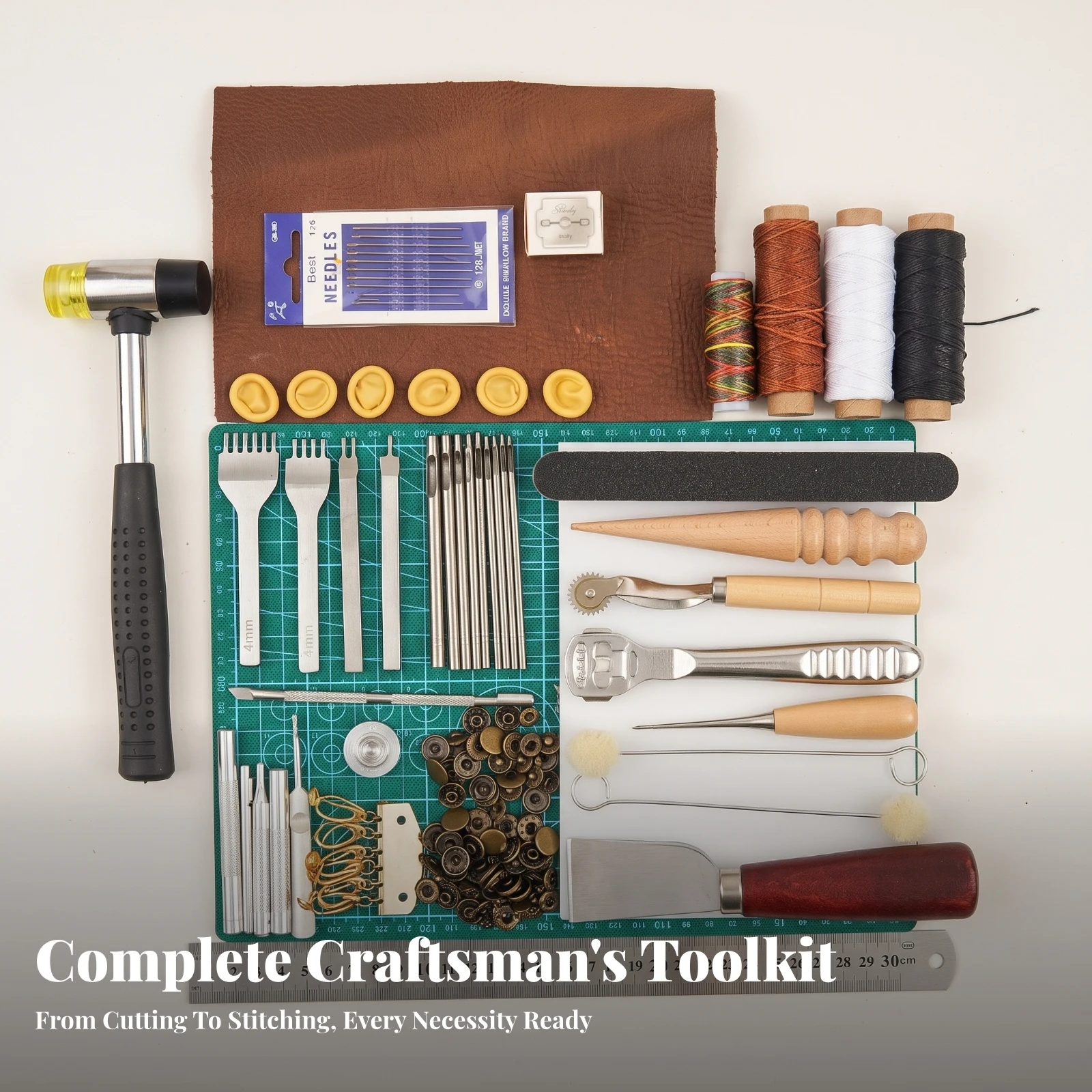 Kit d'outils de travail du cui - Leatherwork For Beginners avis et prix