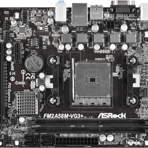 ASROCK FM2A58M-VG3 + Tấm FM2 Ổ cắm FM2 + AMD A58 DDR3 32GB PCI-E 3.0 SATA III VGA Micro ATX Hỗ trợ A10 AD680 A10 AD7800 CPU 12 Tấm bán hàng chính Asrock - №2