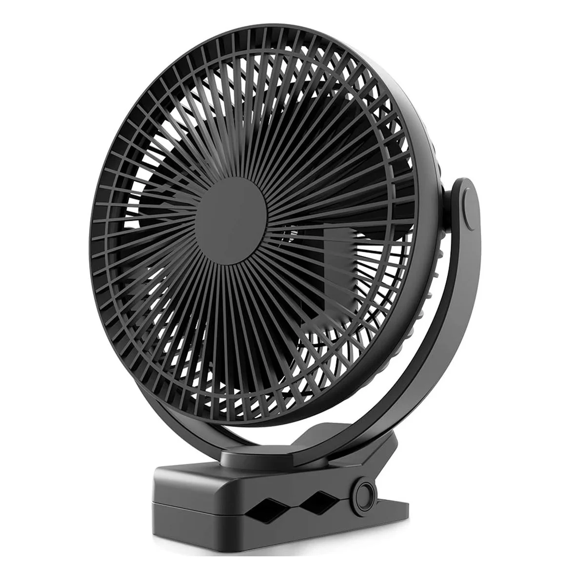 OPOLAR Portable Fan 10000MAh Rechargeable USB Desk Fan Small Mini Quiet Desktop Fan for Office Home Bedroom,Strong Airflow,Black