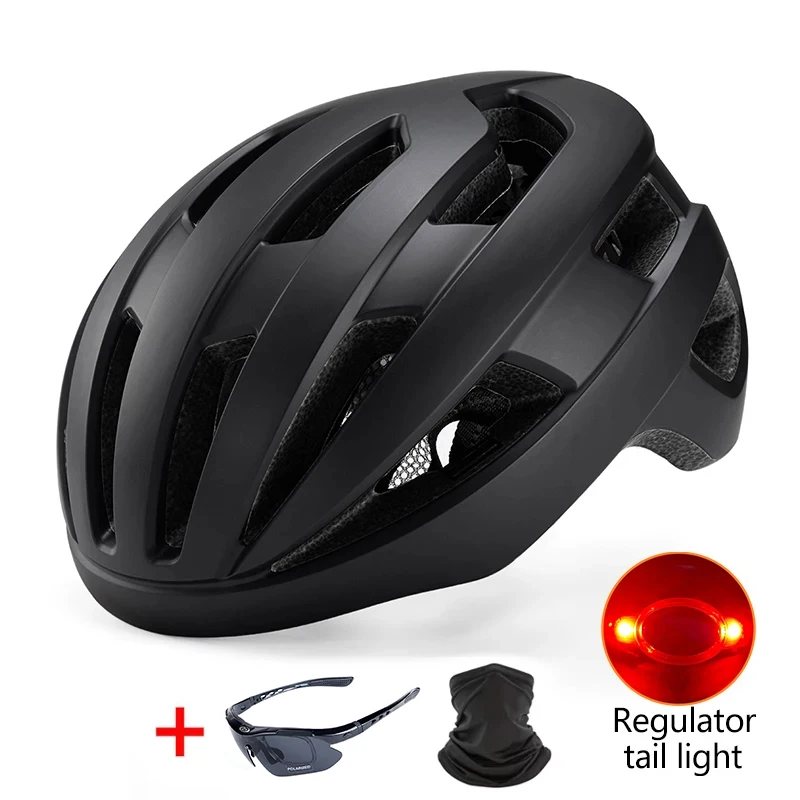 

2025 профессиональный велосипедный шлем, ультра легкий дышащий шлем для взрослых мужчин и женщин, уличный шоссейный шлем для горного велосипеда с задними фонарями