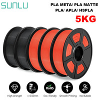 SUNLU 5KG 3D Filament High Speed PLA/PLA META/APLA/PLA MATTE 1.75mm 5Roll 1KG 3D Printer Filament for 3D Printer