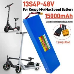 13S4P 48V For Kugoo M4/M4Pro/MaxSpeed 15000mAh battery pack electric scooter  18650 battery pack built in BMS