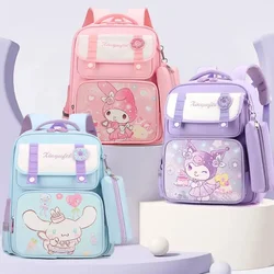 Sanrio Kuromi My Melody Cinnamoroll Nowy, uroczy i kreatywny plecak dziecięcy z kreskówkowym wzorem, redukujący obciążenie plecak ochronny na kręgosłup