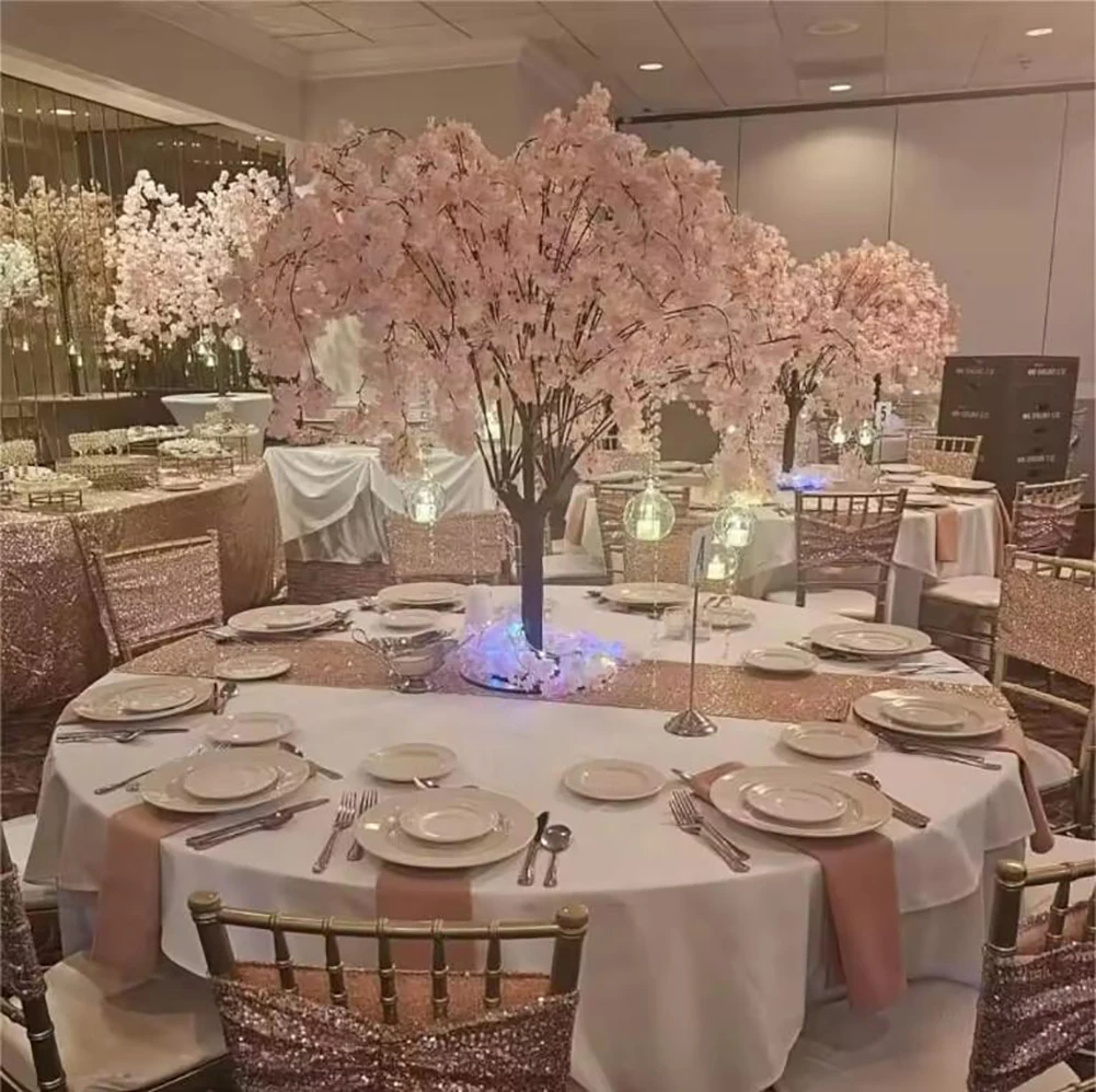 

Artificial Cherry Blossom Tree Wedding Centerpieces Table Plants Small Synthetic Cherry Blossom Tree