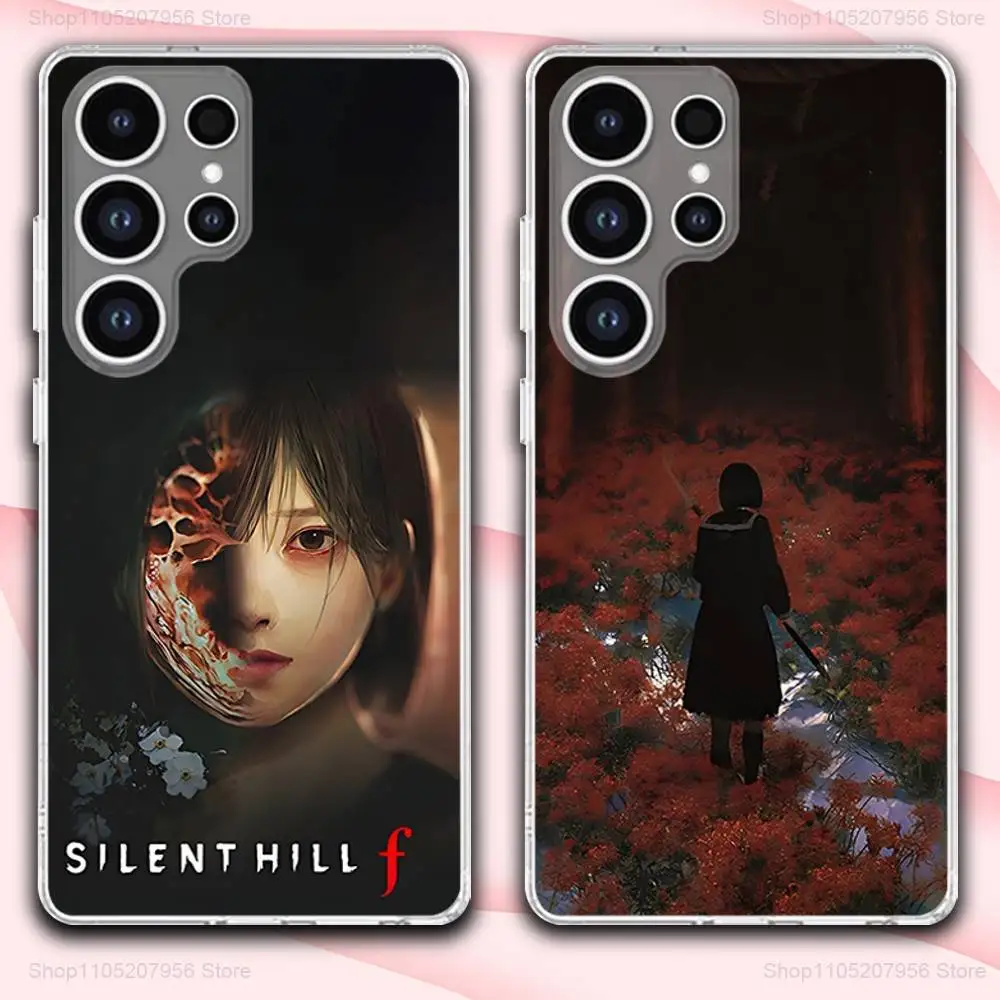 

Hot Game S-Silent H-Hill For Samsung A30,71,51,S9,10,20,Ultra,FE,Lite,S25,24,22,23,21,PIus,Transparent, Silicone Phone Case
