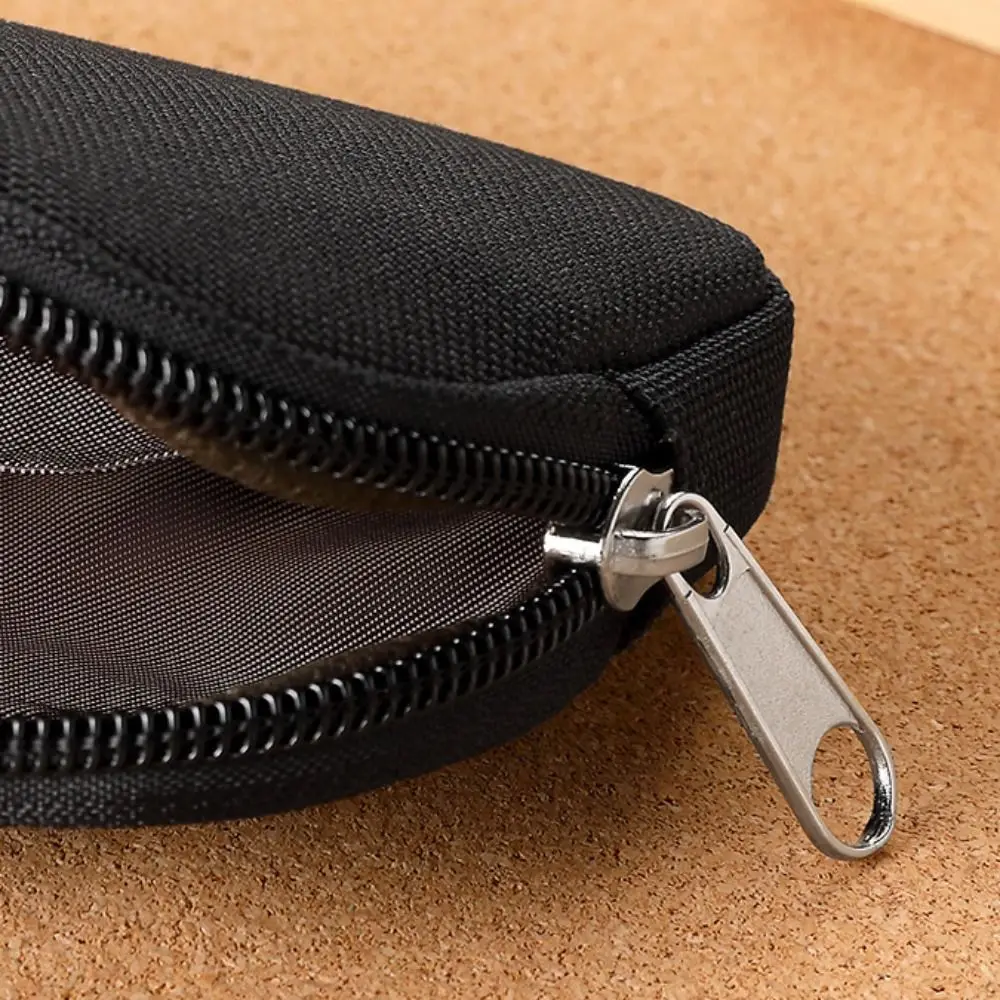 Practical Portable Coin Purse Card Holder Korean Style Card Pouch Zipper Pouch Oxford Cloth Men Wallet Male
