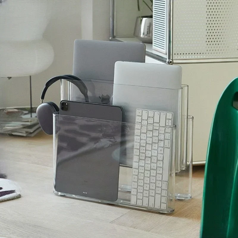 Medieval Magazine Rack ABS Bookshelf Landing Newspaper Book Shelf Home Decoration Accessories Space Saving Furniture