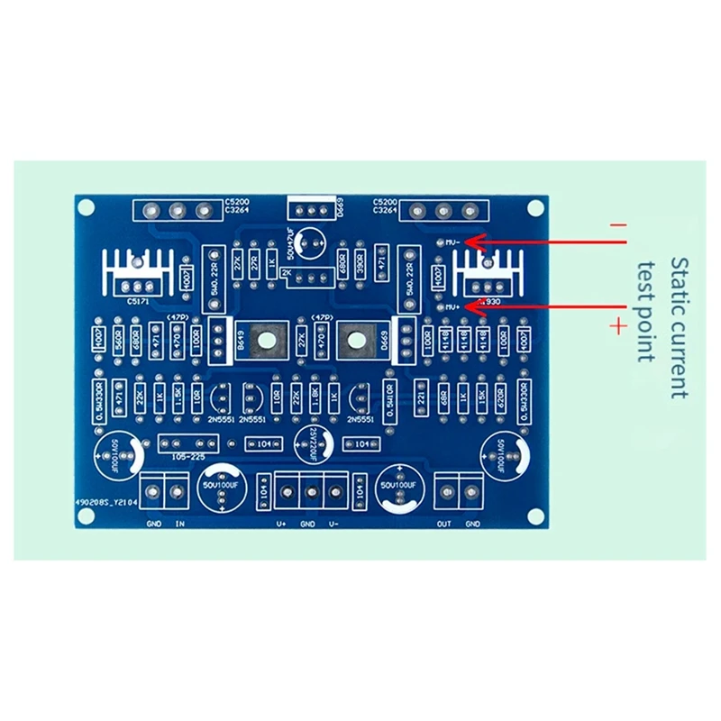 2SC3264 HIFI 120W Power Amplifier Board Refer To The Golden Voice Route Fully Symmetric Fully Complementary Easy Install