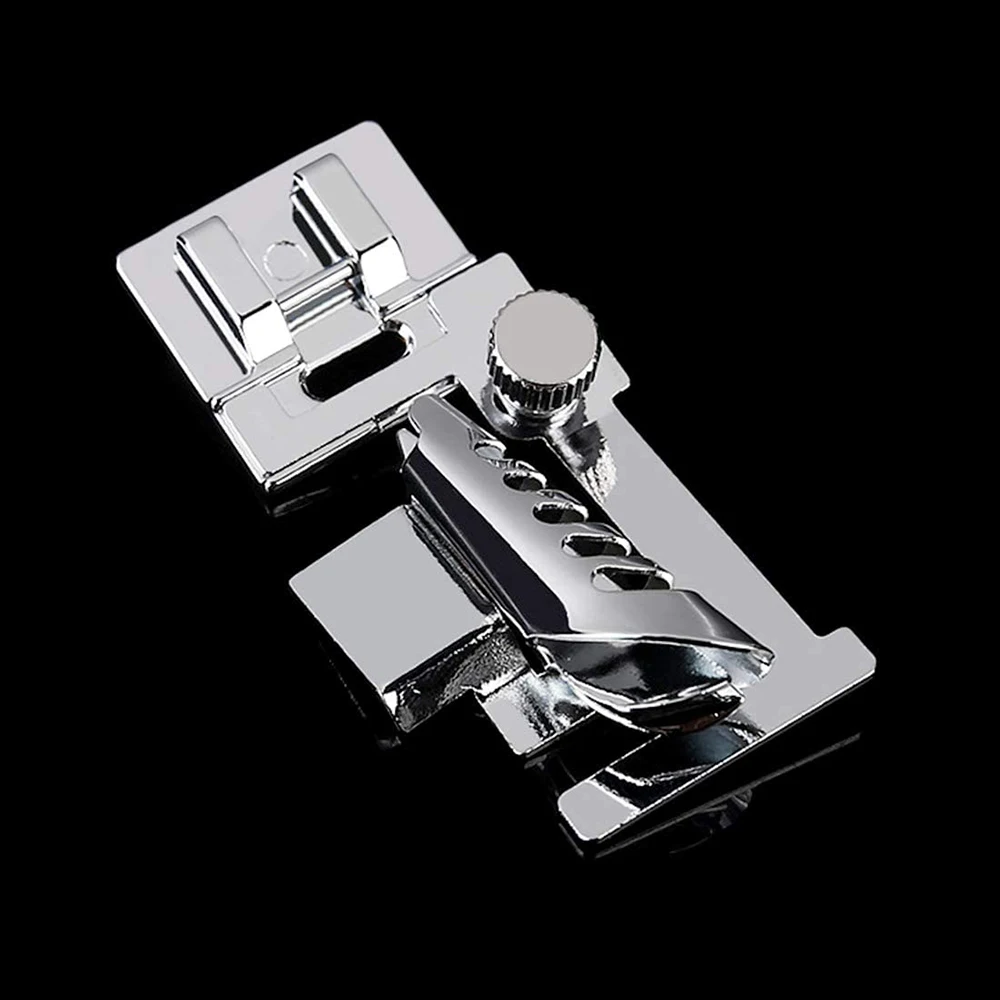 1PC Snap-on Bias Tape Binder Binding Sewing Machine Presser Foot Compatible with Most Low Shank Sewing Machine DIY Sewing Tools