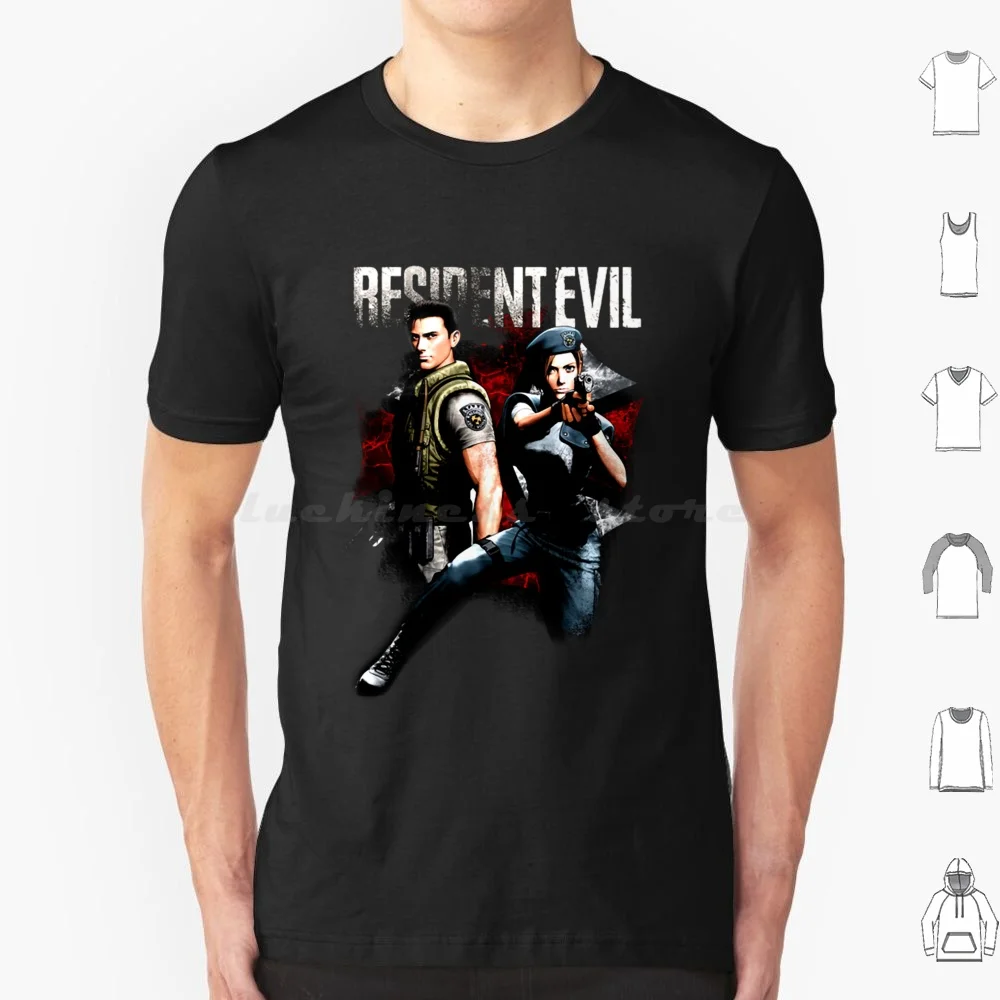 ريسيدينت إيفيل كريستس & ্যাম্প ; تي شيرت جيلي فولتينتي نيت مقاس كبير 100% قطن ريسيدينت إيفيل كريستس ريدفيلد سيتي إيثان وينترز إيفيل #1