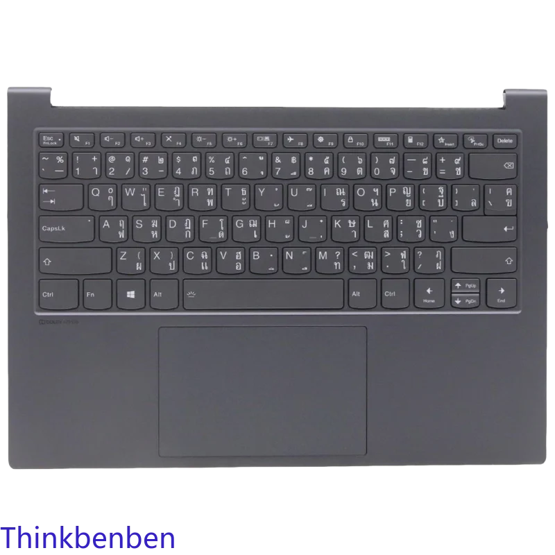 

TH Thai Slate Grey Keyboard Upper Case Palmrest Shell Cover For Lenovo Yoga Slim 7 Pro 14 14IHU5 14ITL5 14ACH5 14ARH5 5CB1D66541