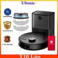 Ultenic T10 Lite Robot Vacuum Cleaner with Lidar Navigation 4500Pa Suction Self-Empty Matrix Clean up to 180Min Runtime