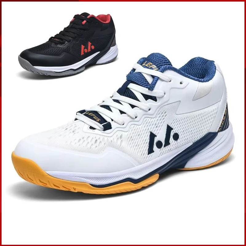 

LEFUS New Style Mens Badminton Shoes Women Summer Breathable Mesh Sports Sneaker Size 36-46 Indoor Training Tennis Shoes