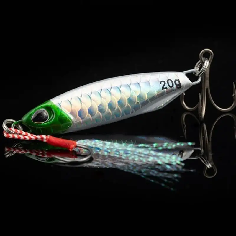 R6FE طُعم صيد واقعي مع خطاف مزدوج وطُعم صيد السمك البطيء