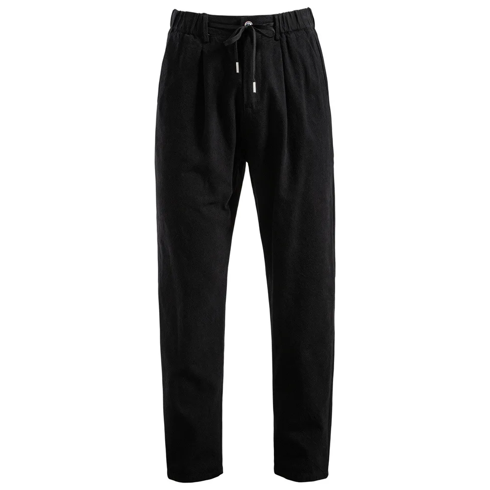 

2025 spring and summer new men's cotton and linen casual pants breathable trousers with trousers men Europe cize 2XL