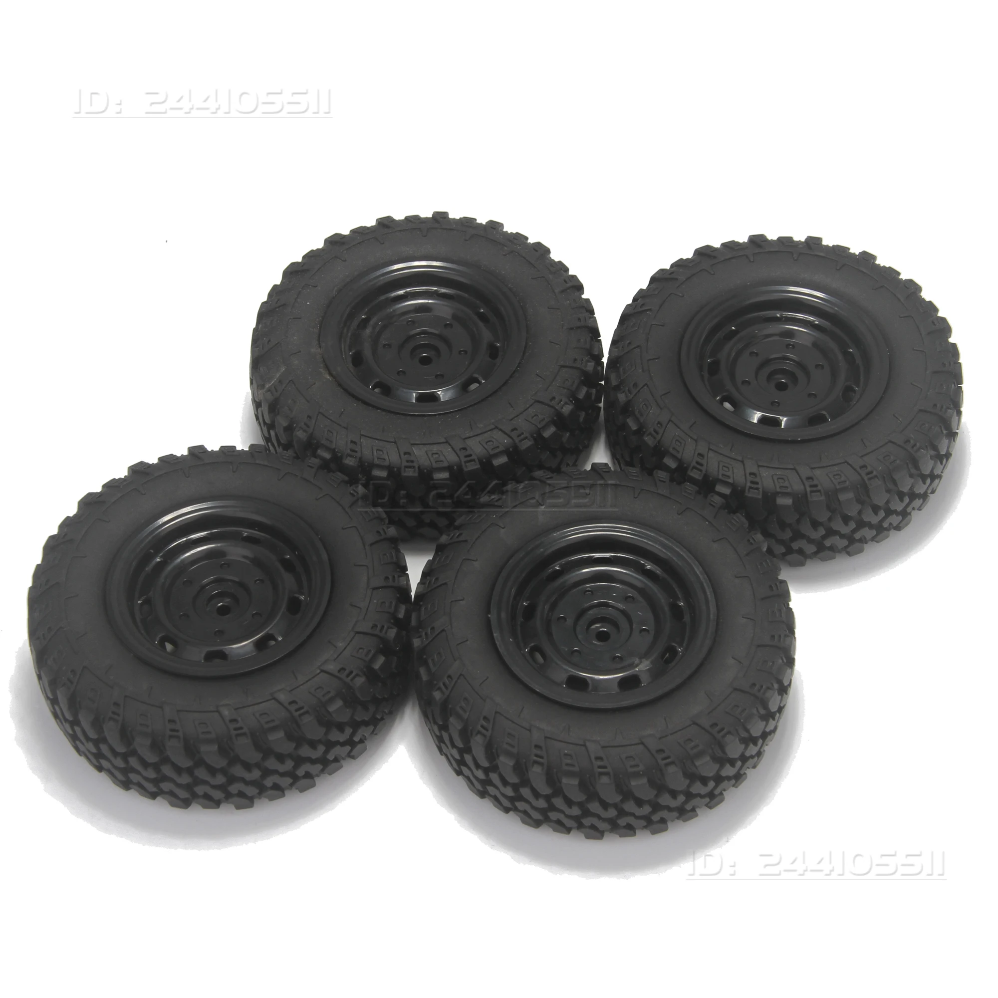 4PCS 73 millimetri Cerchione In Gomma Pneumatico Pneumatico 5 millimetri Mozzo Esagonale per RC Fuoristrada Auto MN99S MN98 MN82 WPL C24-1 B36 D12 C64 D74-1 Parte