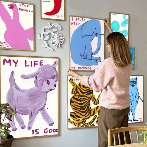 David shrigley poster-AliExpress