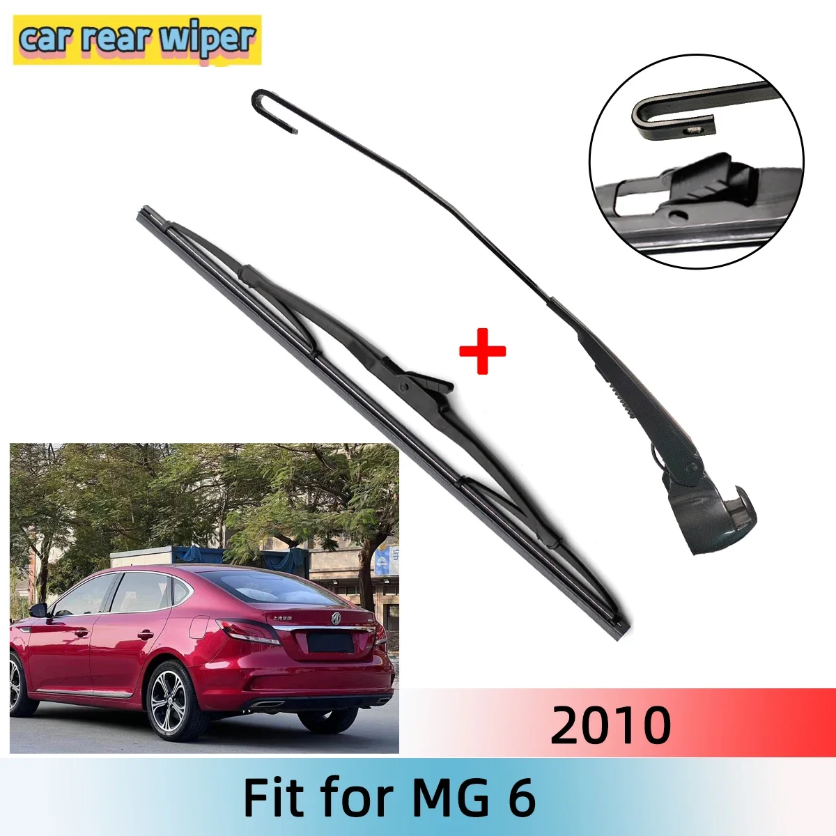 

Rear Wiper Blade & Arm Set Kit For MG 6 2010 Windshield Windscreen Rear Window