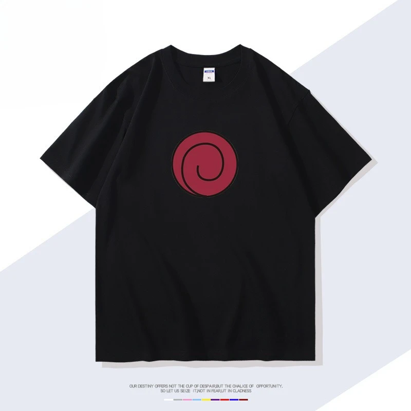 

Anime Naruto Uzumaki clan Naruto children's same style short-sleeved T-shirt Ninja Storm Legacy merchandise cotton boys' clothes