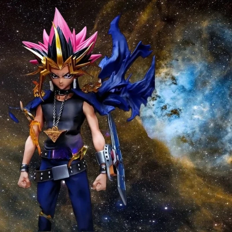 

【IN STOCK】28cm/11.02in Yugi Muto Figure Dark Game Dimensional Figurine Duel Monsters Action Figures PVC Statue Collection Toys
