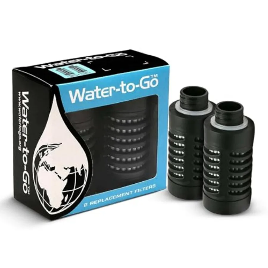 

Replacement filters - Pack of 2 - Triple Nano Filtration Technology. Fits all Filtered Water Bottle