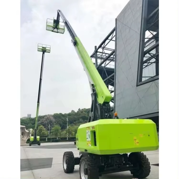 Elevador articulado diesel de alta capacidade 4x4 Boom Lift 24m 26m 28m para aplicações externas resistentes