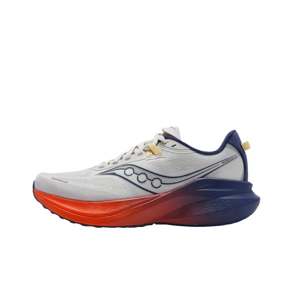 Saucony MARSHAL Ruitou 2 Slip Resistant, Abrasion Resistant, Breathable Low top Casual Running Shoes Unisex Gray S28258-2