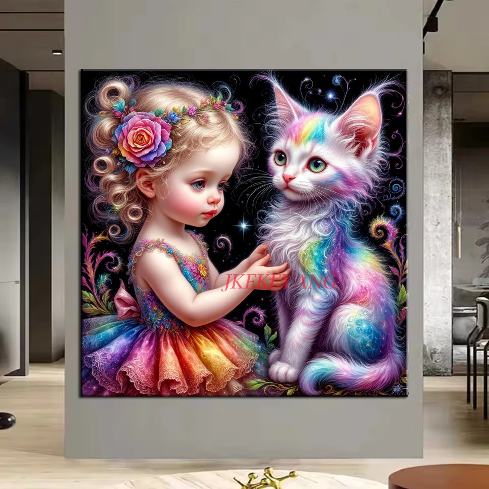 bonito-menina-e-gato-imagem-diy-pintura-diamante-ponto-cruz-brocas-completas-diamante-mosaico-nova-colecao-decoracao-de-casa