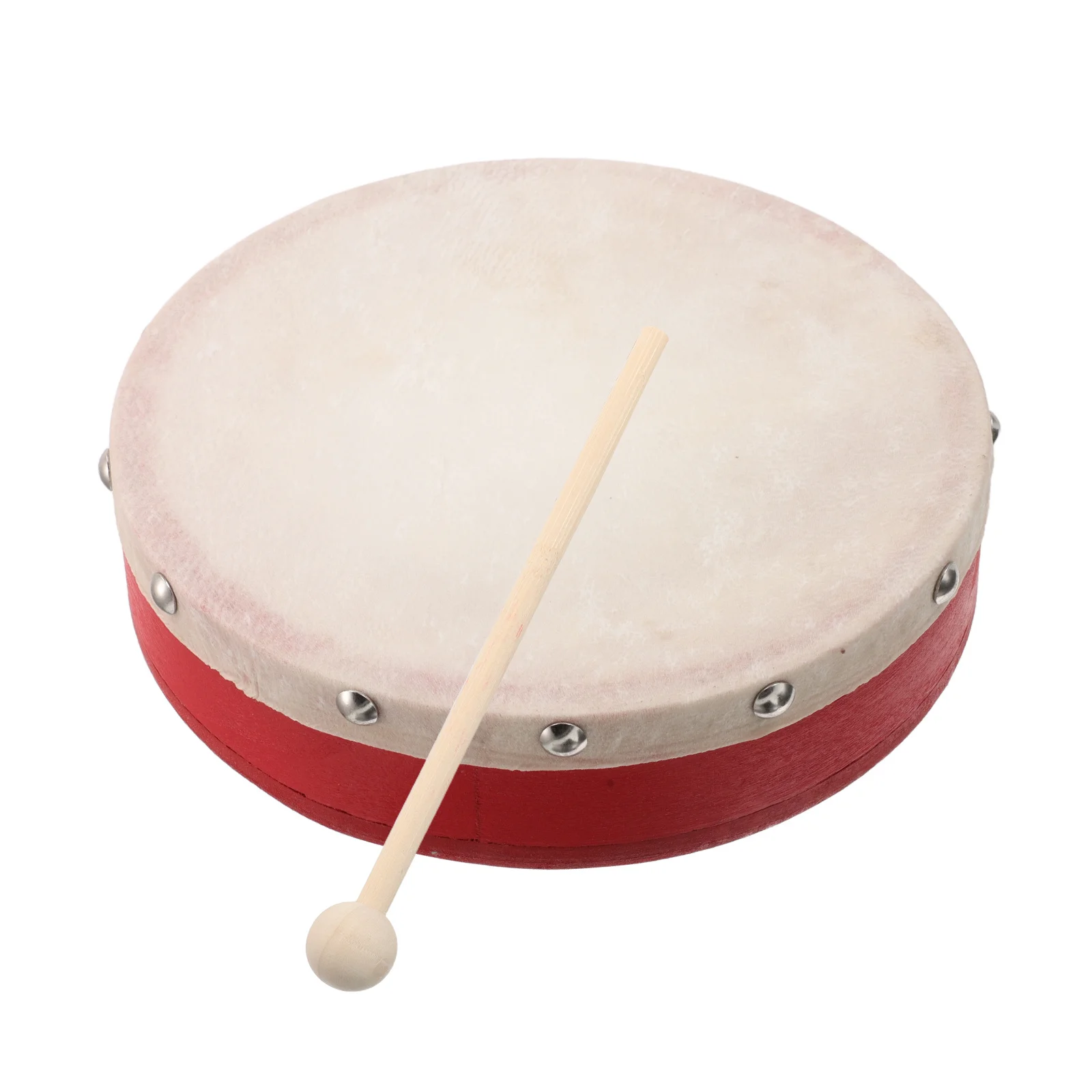 

Baby Drum Wooden Frame Hand Drum for Toddlers Preschool Educational Percussion Instrument Interactive Rhythm Instrument