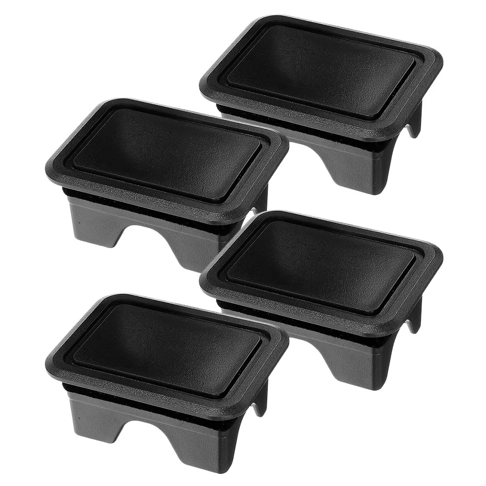 

2 Pairs Rear Rail Stake Replaceable Plastic Replacement Small Protective Covers Compatible For Dodge Ram 2019-2021