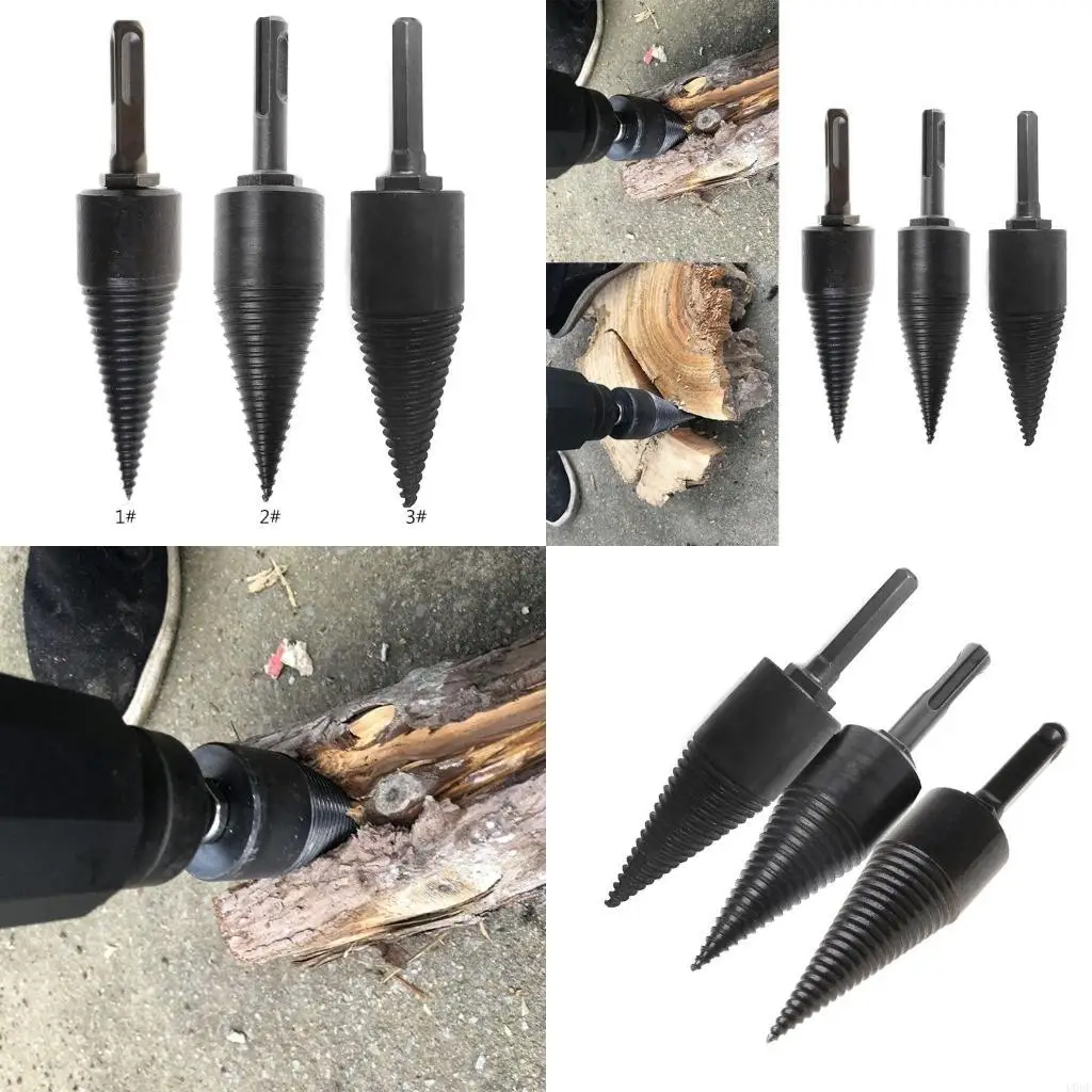 Firewood Machine Drill Cone Reamer Driver Drill Bit Split Drilling To