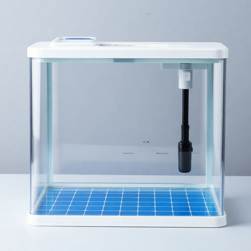 Fish Toy In Aquarium - Premium Glass Aquarium Fish Tank Desktop