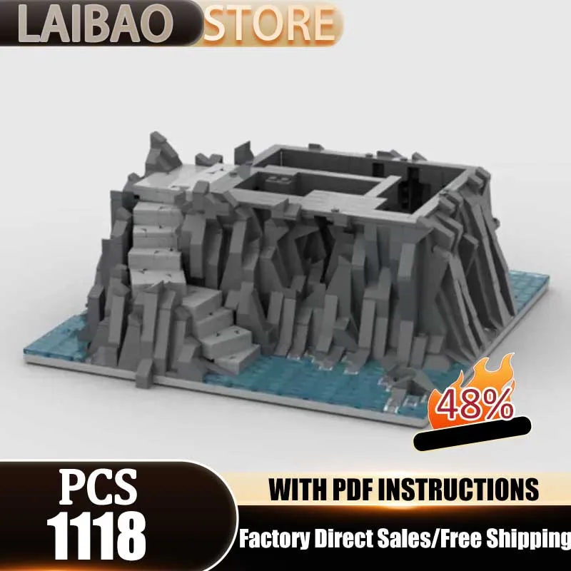 

Medieval Model Moc Building Bricks Castle Stone Step Bottom Plate Technology Modular Blocks Gift Christmas Toy DIY Sets Assembly