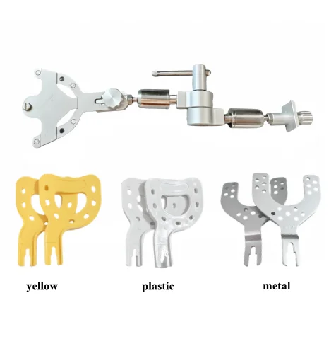

Dental Facebow Joint Support Bite Fork Splitex Transfer Stand and Table Fit Artex Gelenksupport Plate Amann Girrbach Articulator