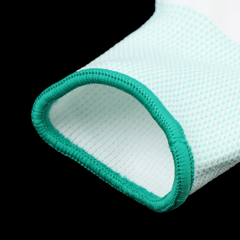 1pair New Antistatic Gloves Anti Static ESD Electronic Working Glove White Anti-static Dipping Glue PU Coated Finger Gloves