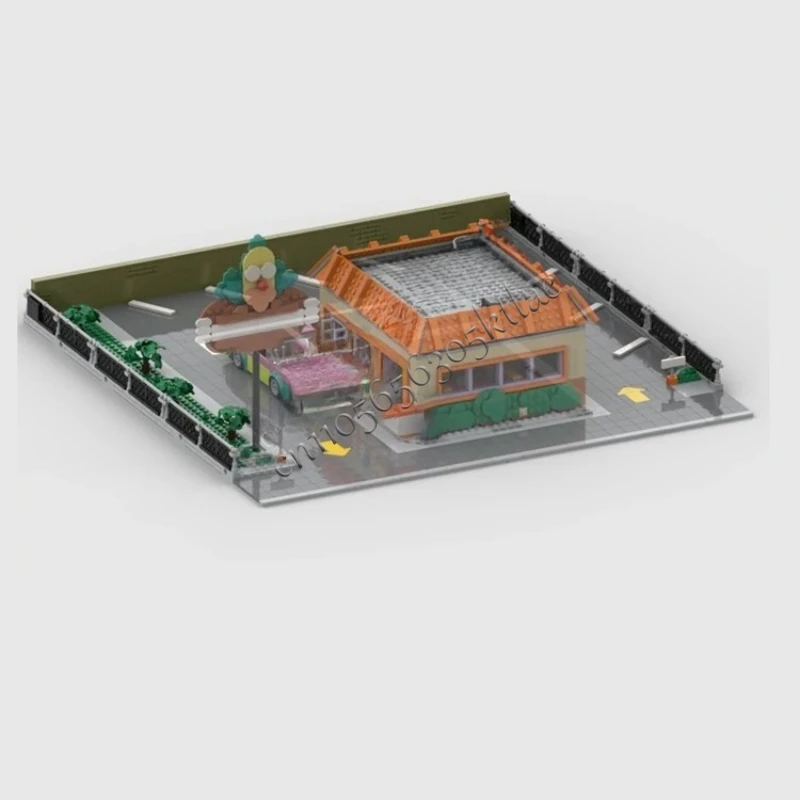 899PCS Modular Parking Modular MOC Creative Street View Model Custom Puzzle Architecture DIY Education Assembly Model Toys Gifts