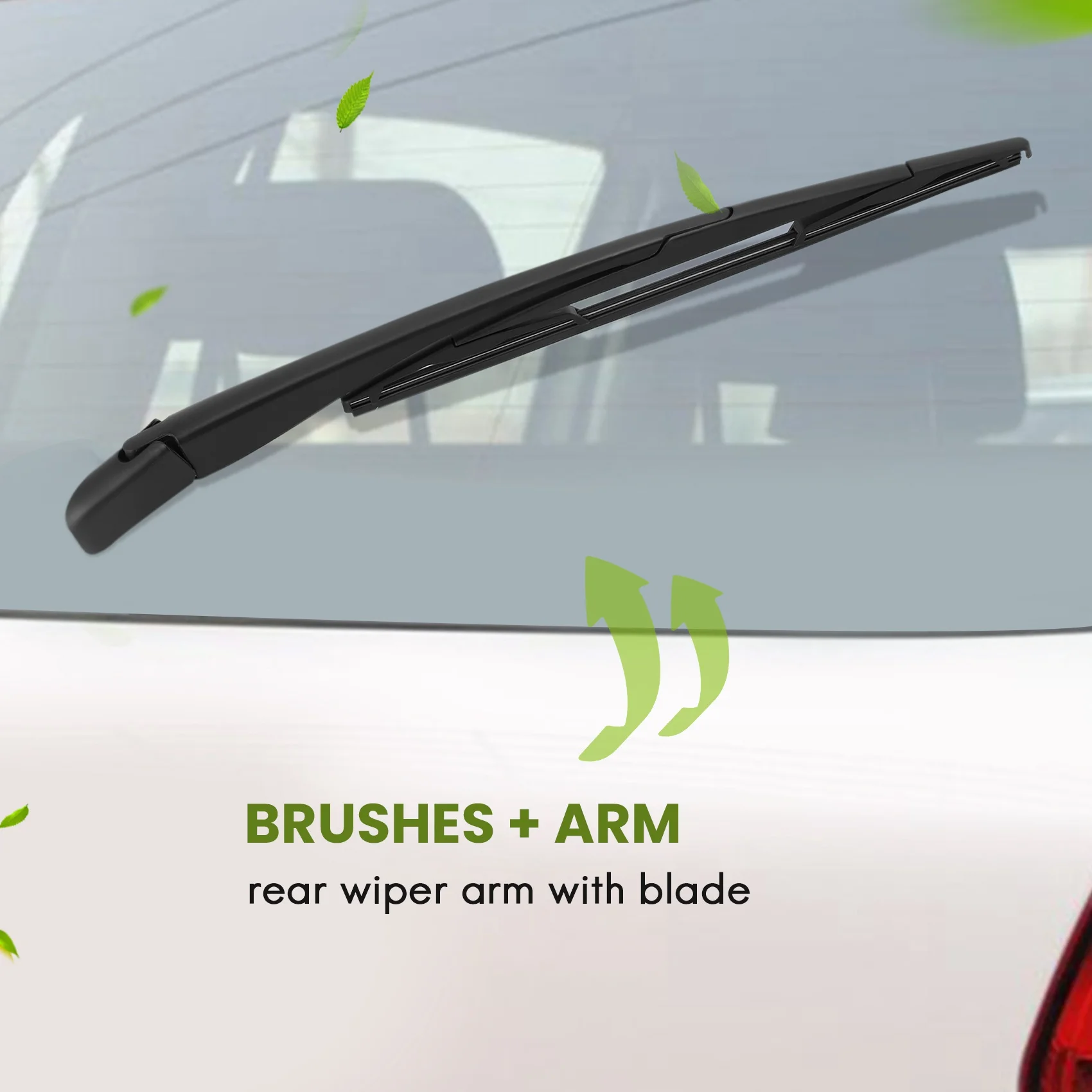 

HOT-Wiper Blades Arms Back Black For 206 207,Wiper Blades Arms Back Black For 206 207-AT91