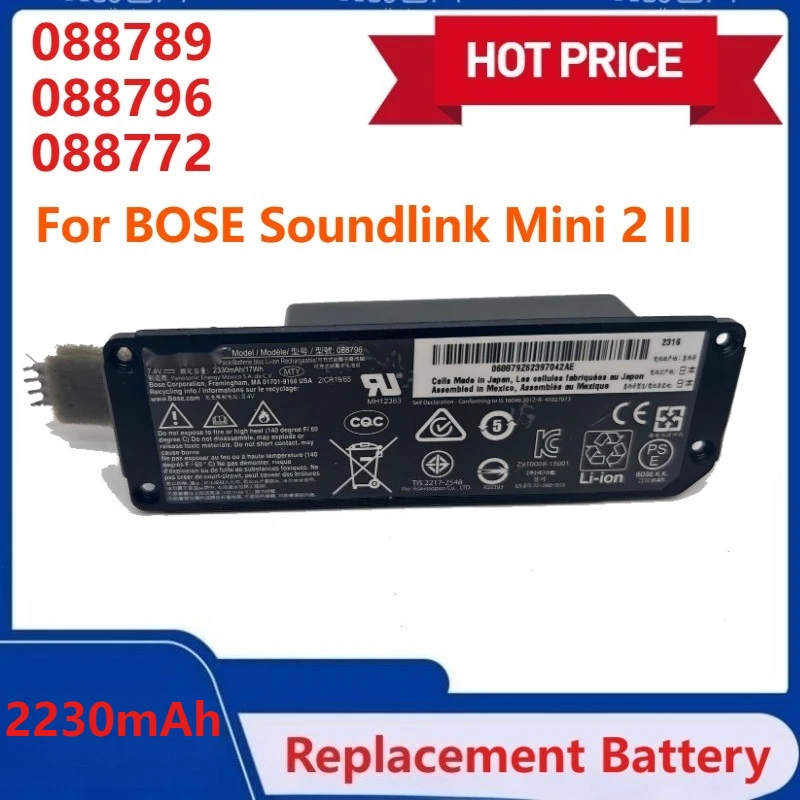 

New Replacement Battery for BOSE Soundlink Mini 2 II Bose 088789 088796 088772 080841 Bluetooth Speakers Batteries Long Lifespan