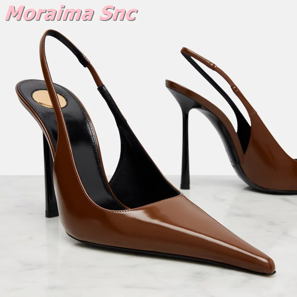 バーガンディ ポインテッドトゥ セクシーサンダル スティレッ - Women'S Shoes Burgundy のレビューと価格